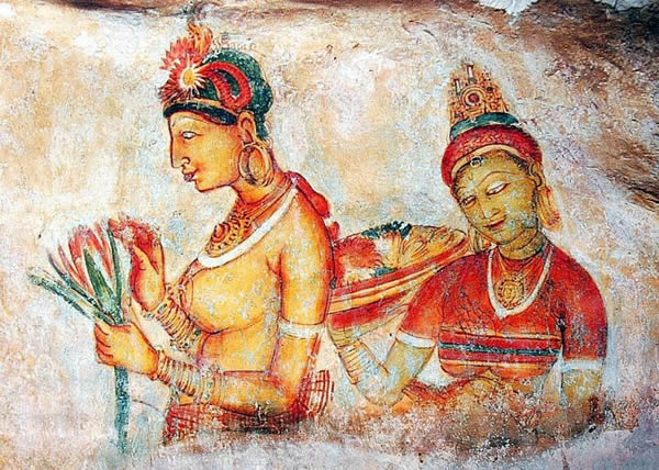 Sigiriya Fresco Painting